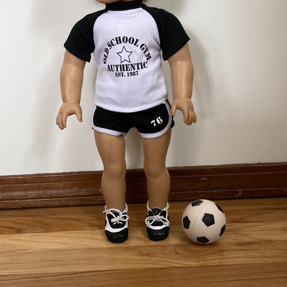 2/$20 American Girl Doll Soccer Outfit